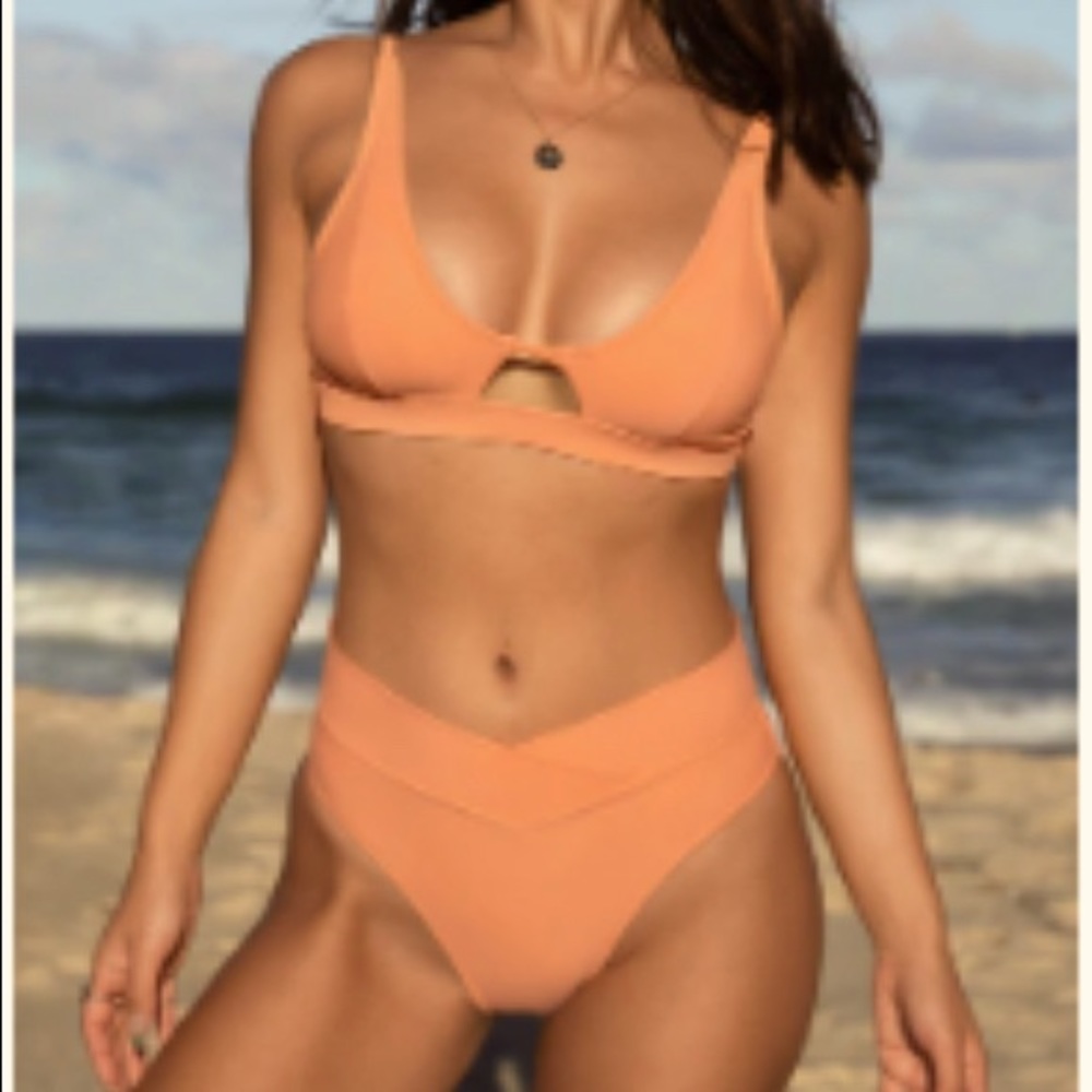 Cupshe peach bikini Brand New with tags!